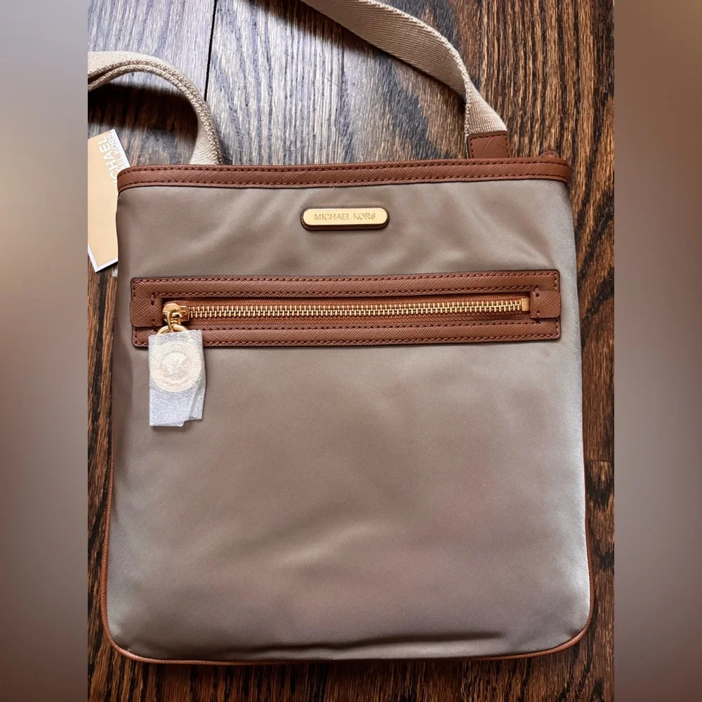 Michael Kors Kempton Crossbody Bag Nylon Dusk Color BRAND NEW NWT